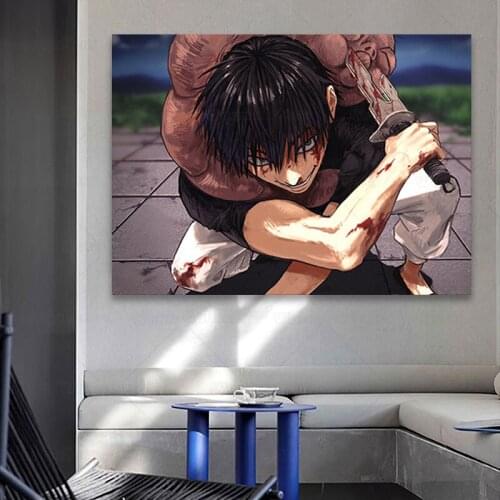 Toji Fushiguro Jujutsu Kaisen Anime Manga Home Decor Canvas Painting Wall Picture Living Room Decoration Art Poster Print