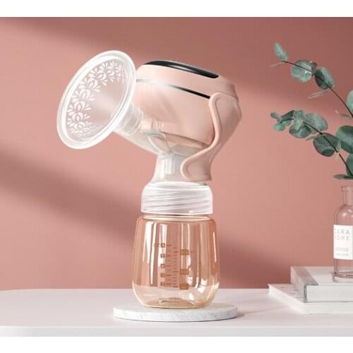 Automatic manual mute integrated painless massage electric breast pump J03