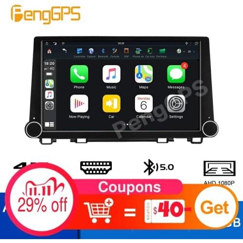 Car Stream Media for Honda C-RV CRV 2017-2020 Multimedia Headunit Parking Mode Recorde PX6 Carplay DSP 4+64G Rear View Mirror