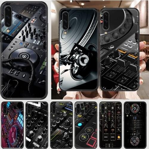 Music DJ Controller Mixer Phone case For Samsung Galaxy A 3 5 7 8 10 20 21 30 40 50 51 70 71 E S 2016 2018 4G black painting