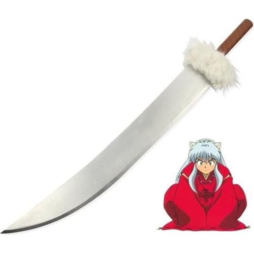 InuYasha Tetsusaiga Sword Cosplay Wooden Weapons for Halloween Carnival Party Events Anime Adult COS Christmas Gift