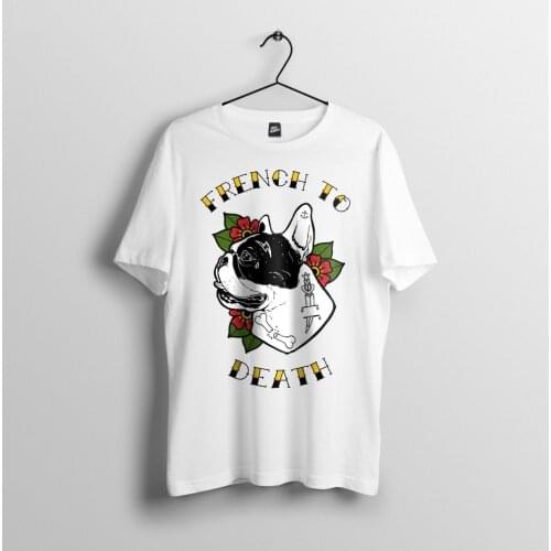 French Bulldog, Sailor Jerry, Tattoo Inspired Design - Mens Unisex T-Shirt S-3Xl Tee 2019 Hot Sale New MenS T Shirt New Fashion