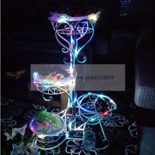 Bar KTV fruit plate creative banquet dessert hotel European multi-storey luxury high-grade four-layer luminous fruit platter