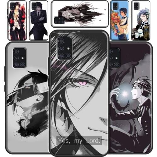 Kuroshitsuji Sebastian Michaelis Case For Samsung A32 A12 A42 A52 A72 A02 A10 A20 S A40 A50 A70 A21S A20e A31 A41 A51 A71