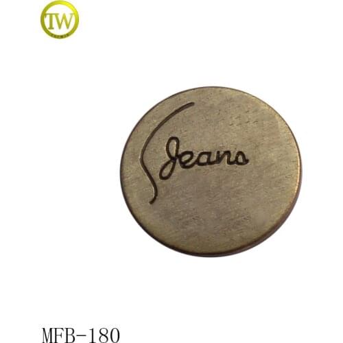 MFB180 Factory wholesale custom metal jeans buttons and rivets