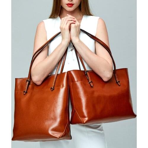 New Women Leather Handbags Womens Leather Tote Bag Large Female Shoulder Bags sac a main femme De Bolsas Femininas Shopping Bag