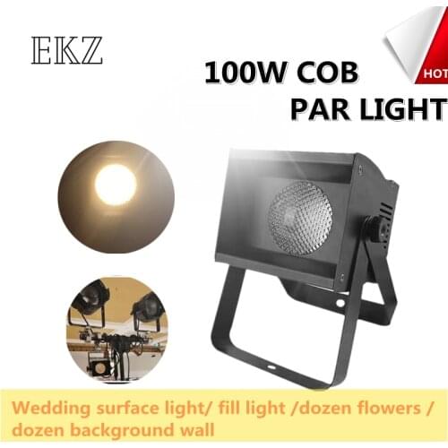 NEW 100W COB Warm With White LED Wash Par Light Good for Live Shows TV Events Stage Concerts and Nightclubs Wedding