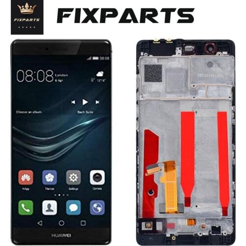 P9 EVA-L09 Original New 5.2"LCD for HUAWEI P9 Display Touch Screen Digitizer Frame for HUAWEI P9 Display EVA-L09 EVA-L19 LCD