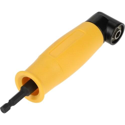90 Degree Angle Hex Shank Extension Screwdriver Drill Bit Socket Holder Adapter Sleeve Power Attachment Tool Right Angle Adapter