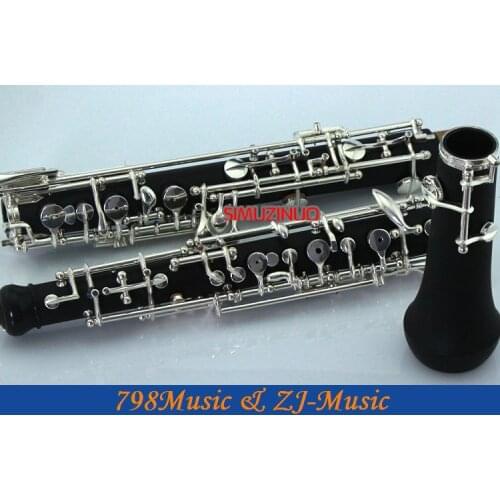 Professional Synthesis of wood Body Oboe Silver Plated C Key- Full-Automatic