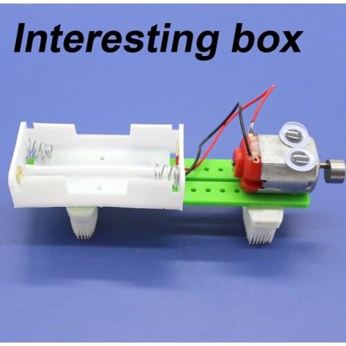 Brush car No.1 Technology small production Vibration brush car Science training and experimental equipment DIY science toys