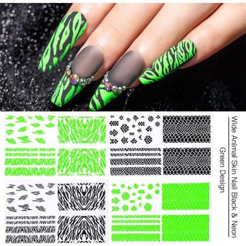 Nail Sticker Glue Luminous Animal Pattern Nail Art Luminous Sticker Nail Sticker Designer Nail Art