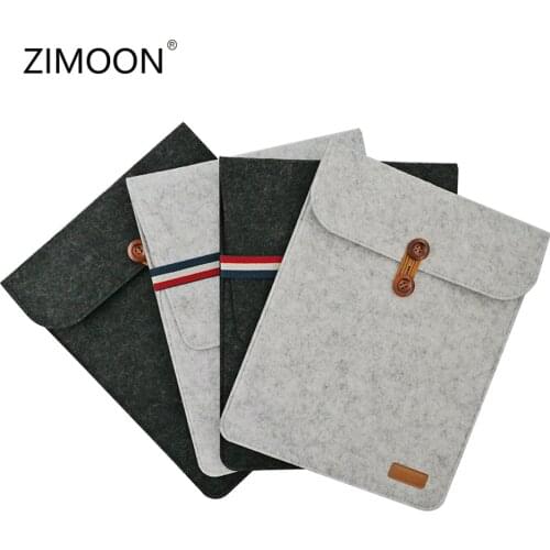 Laptop Sleeve Bag for Macbook Air 11 13 Inch Felt Case for Macbook Pro Retina 13 15 Inch Protective Cover For Xiaomi