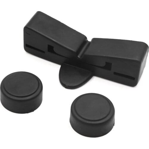 Uxcell a18041100ux0159 Black Rubber Motorcycle Scooter Gas Oil Fuel Tank Cushion Holder Set for CG125
