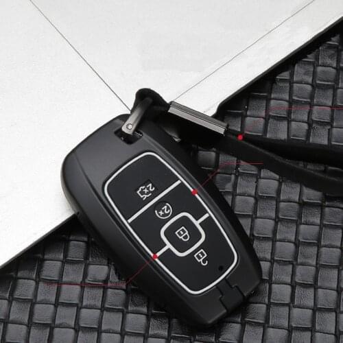 High Quality Zinc Alloy Car Key Case Cover Bag Protector For Lincoln MKC MKZ MKX NAVIGATOR 2017 2018 2019 Fob Key Car-Styling