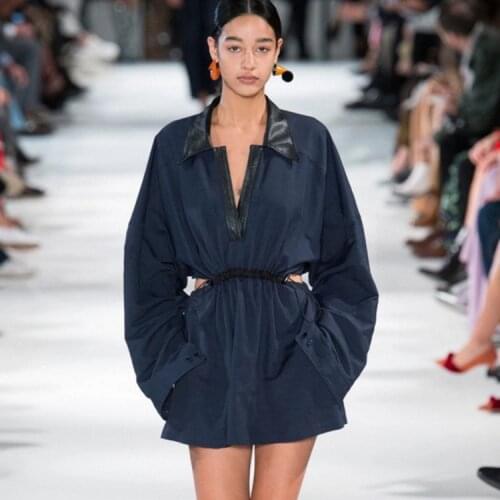 Women Blouse Long Copper Ammonia Wire Casual Full Spring Autumn Solid Turn-down Collar Women Blouse Sexy Euro-America Style