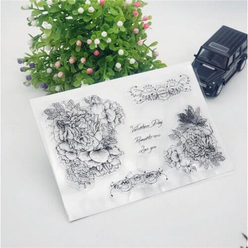 1PC Multi Pattern Transparent Silicone Stamp For Hand Account Scrapbooking Crafts DIY Decoration