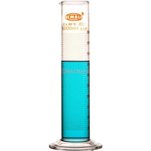 5000ml,Glass Measuring Cylinder With Graduati,Spout Mouth,5 Litre,Lab Glassware