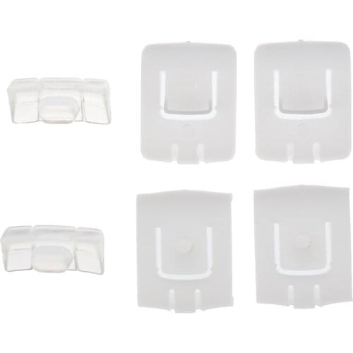 Universal 6pcs/pack high quality White Plastic siut Seat buckle Clip Runner Guide 435881203A C10 For GOLF MK1 MK2 MK3