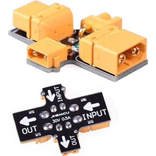 Amass Smoke Stopper 1-6S 30V XT30 XT60 Input and Output Connector Fuse Installation Test Safety Plug Short-circuit Protection