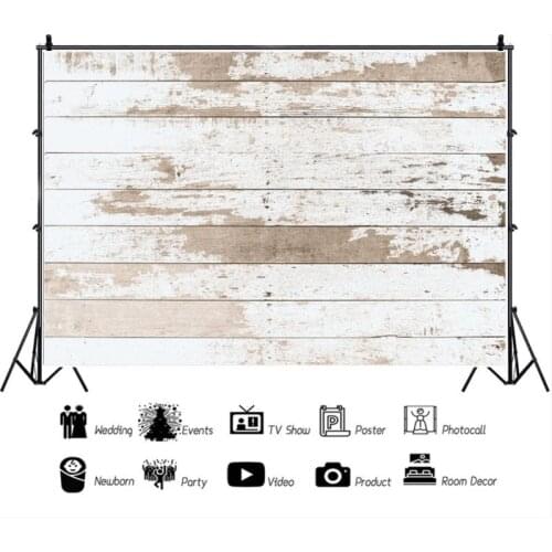 Vintage Style Old Wood Studio Photography Background Cloth Nostalgic Friends Party Decoration Childrens Photos Digital Backdrop