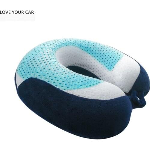 Custom logo gel u-shaped pillow round neck pillow travel childrens memory foam neck pillow neck pillow U-shaped pillow
