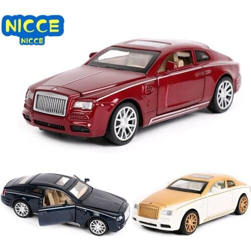 Nicce1:32 Toy Car Rolls-Royce Super Car Metal Car Diecasts Toy Vehicles Car Model Car Miniature Toys For Gifts Educational Model