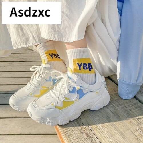 Luxury Sport Shoes Women Light Female Footwear Zapatillas Mujer Comfortable Women Running Shoes Lace Up Women Sneakers