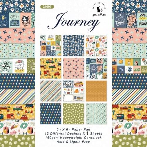 KSCRAFT 12pc Journal Scrapbooking Pads Paper Origami Art Background Paper Card Making DIY Scrapbook Paper Craft
