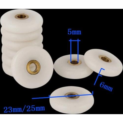 Brass materias bathroom door runne,shower door roller outside diameter 23mm/25mm,bathroom glass pulley accessories