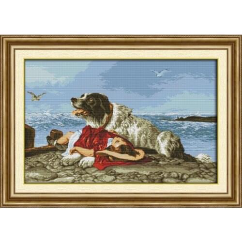 Animal Pattern Series Cross Stitch Kit 11CT 14CT Needle and Thread Embroidery Kit DIY Handicraft Home Kit Decorative Painting