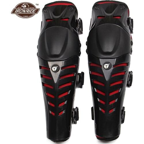 Red Motocross Knee Pads Moto Knee Protector Motocycle Knee Pads Skiing Skateboard Knee Rodilleras Protective Gear