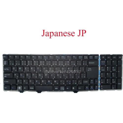 Laptop JP Keyboard For SONY For VAIO VGN-AW Series 3010BE21-203-G Japanese black without frame new