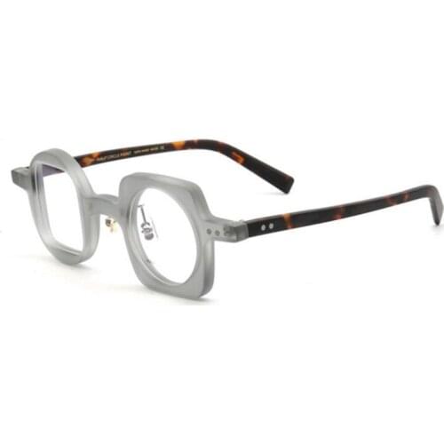 Retro Round Square Acetate Glasses Frame Unisex Prescription Lens Optical Eyewear Anti-fatigue Presbyopia Reading Eyeglasses