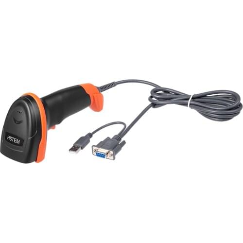 A6D Wired Barcode 1D 2D Bar Code Scanner Reader With RS232 Interface