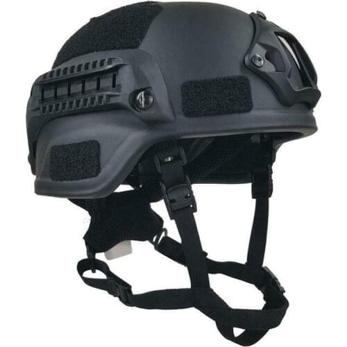 UHMW-PE BALLISTIC IIIA BULLET PROOF MICH HELMET Size L BLACK High Quality
