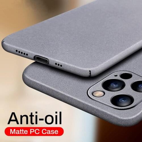 LOVECOM Ultra Slim Matte Frosted Phone Case For iPhone 13 Pro 12 Pro 11 Pro Max XR X XS Max 7 8 Plus Hard PC Plastic Thin Cover