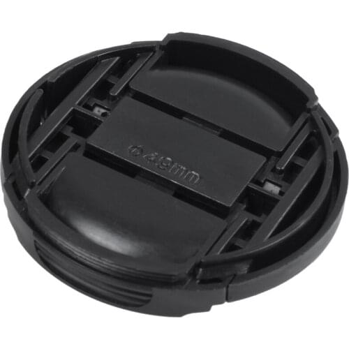 Univeral Camera 49mm Front Lens Cap Protector Black