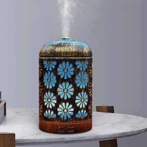 Air Humidifier Essential Aroma Oil Diffuser with LED Light Electric Aromatherapy Mist Maker