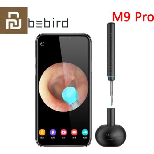 Xiaomi Original Bebird M9 Pro Smart Visual Ear Stick In-Ear Cleaning Endoscope Mini Camera Otoscope Borescope 33 in 1 Tool