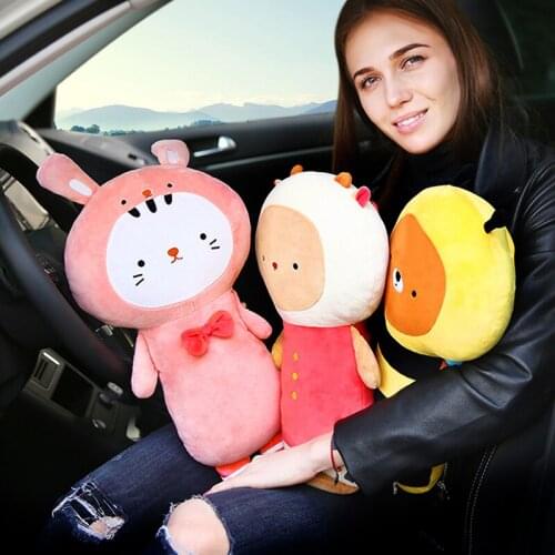 1pcs Car Universal Seat Belt Shoulder Cover Child Car Seat Belt Cover Long Cartoon Pillow Car Interior Supplies Belt
