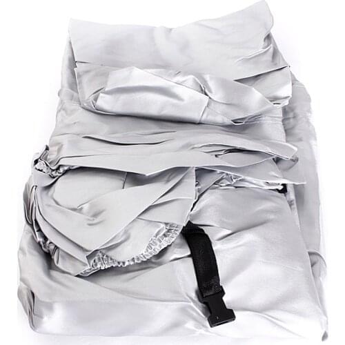 1pcs Silver L-code 4 car suit without zipper With 2 fronts and 2 back clam-shell vents for golf
