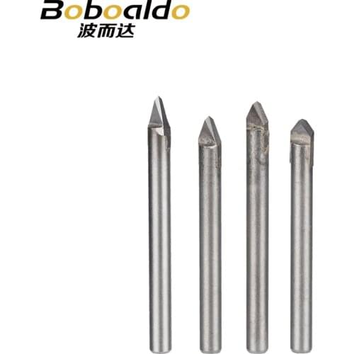 1PC Sintered CNC Tool Stone Carving Bits Marble Tile Drilling Alloy Letter Engraving For Fine Relief On Bluestone Granite