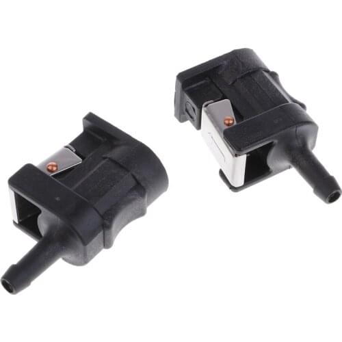 2pcs 6mm Female Boat Engine Fuel Line Tank Connector For Yamaha Engine Outboard Motors - Heavy Duty