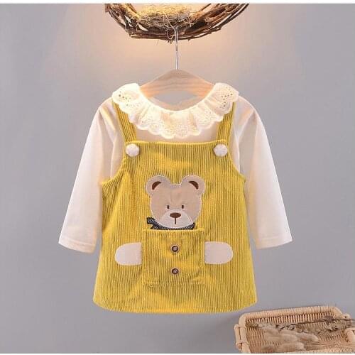 2020 new girls dress autumn wear 5