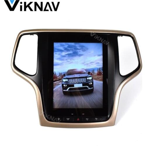 Car GPS navigation DVD player for Jeep Grand Cherokee 2014-2016 auto multimedia player radio tape recorder 10.4 inch 2 din FM BT