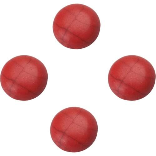 10pcs/lot 4/6/8/10/12mm Half Round Flat Back Cabochons Red Howlite Natural Stone Beads Accessories For DIY Jewelry Making