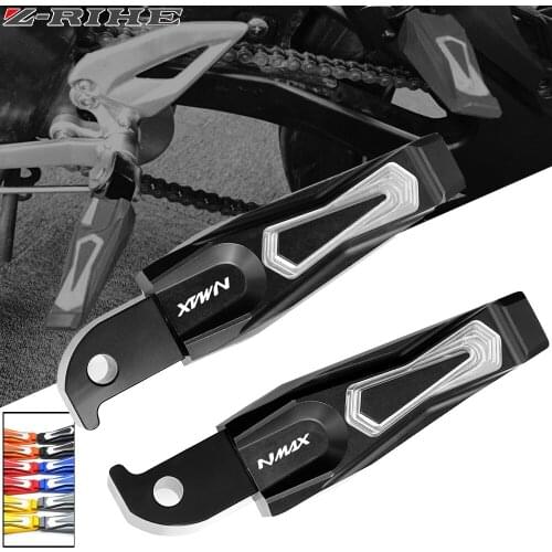 For Yamaha NMAX 155 NMAX155 N-MAX 155 N-MAX155 2015-2017 Motorcycle Accessories CNC Aluminum Passenger Footrests Rear Foot Pegs