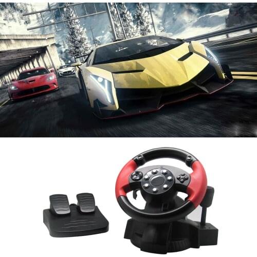 Racing Steering Wheel For PS3/PS2 Game Steering Wheel PC Vibration Remote Controller Wheels Drive For PC