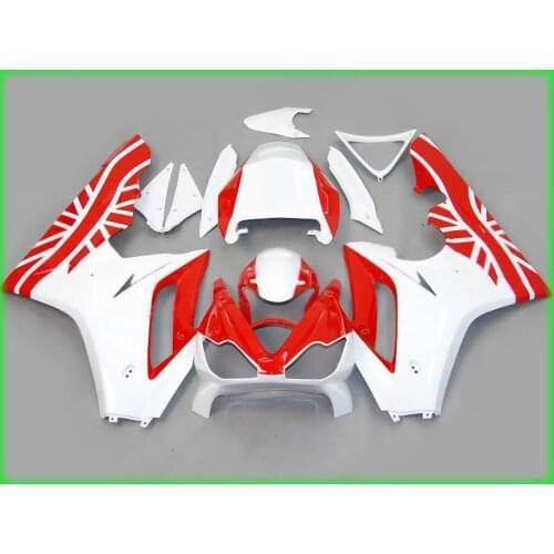 Custom Fairing kit for Triumph Daytona 675 05 06 07 08 Daytona675 2005 2006 2007 2008 Red white Fairings set+gifts DT18